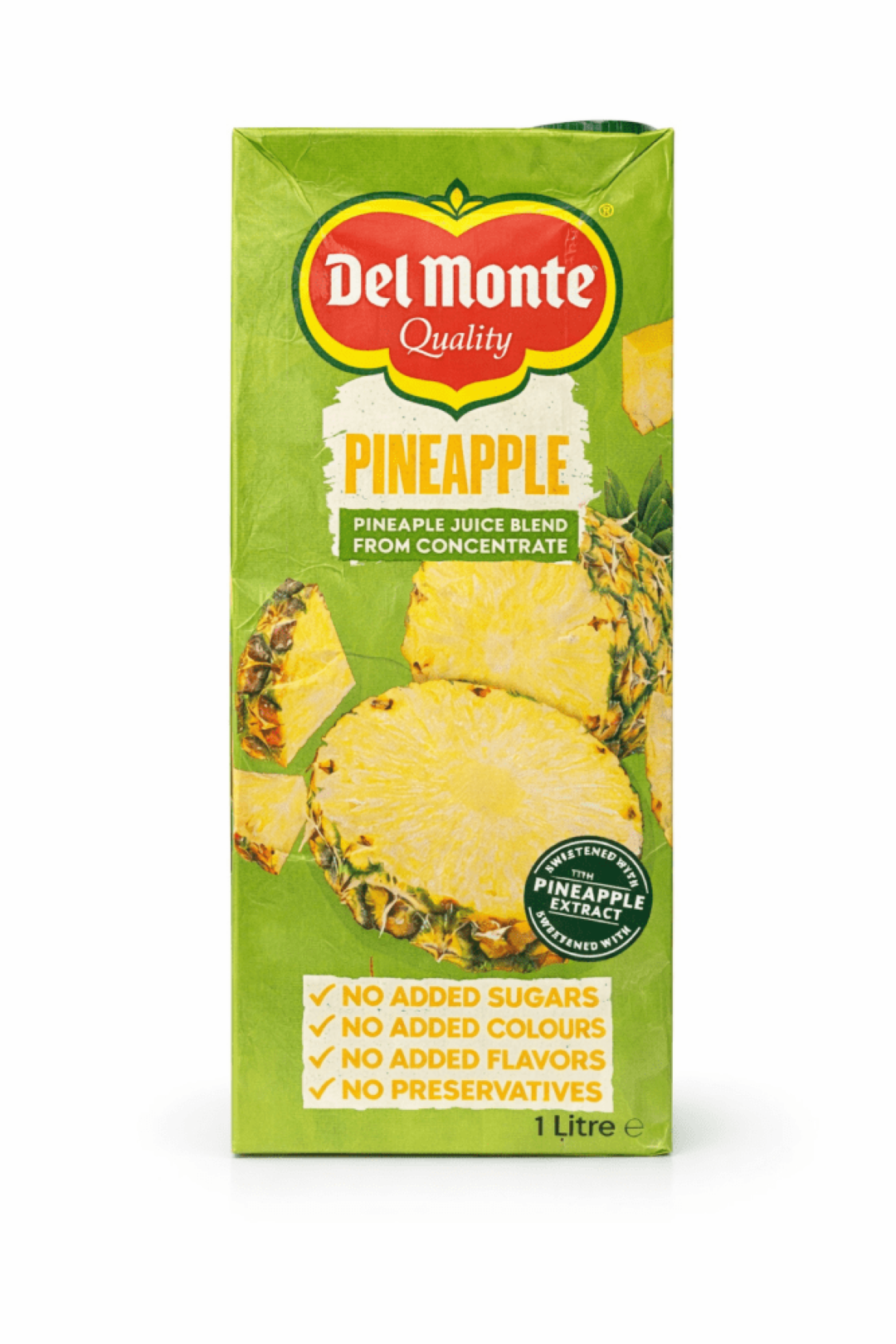 DELMONTE PURE PINEAPPLE JUICE 1LTR